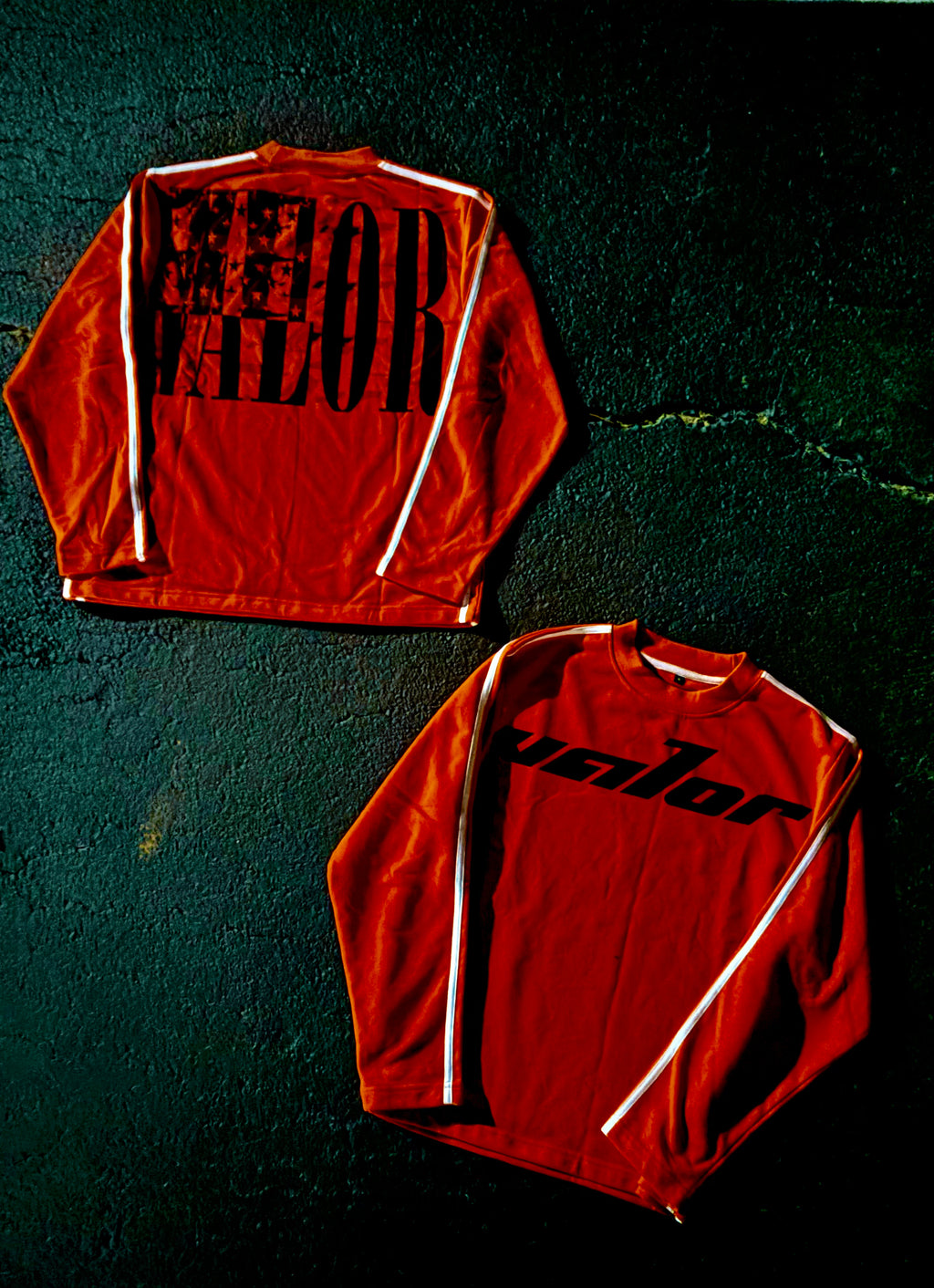 4V ASPHALT ORANGE GRAND PRIX TEE