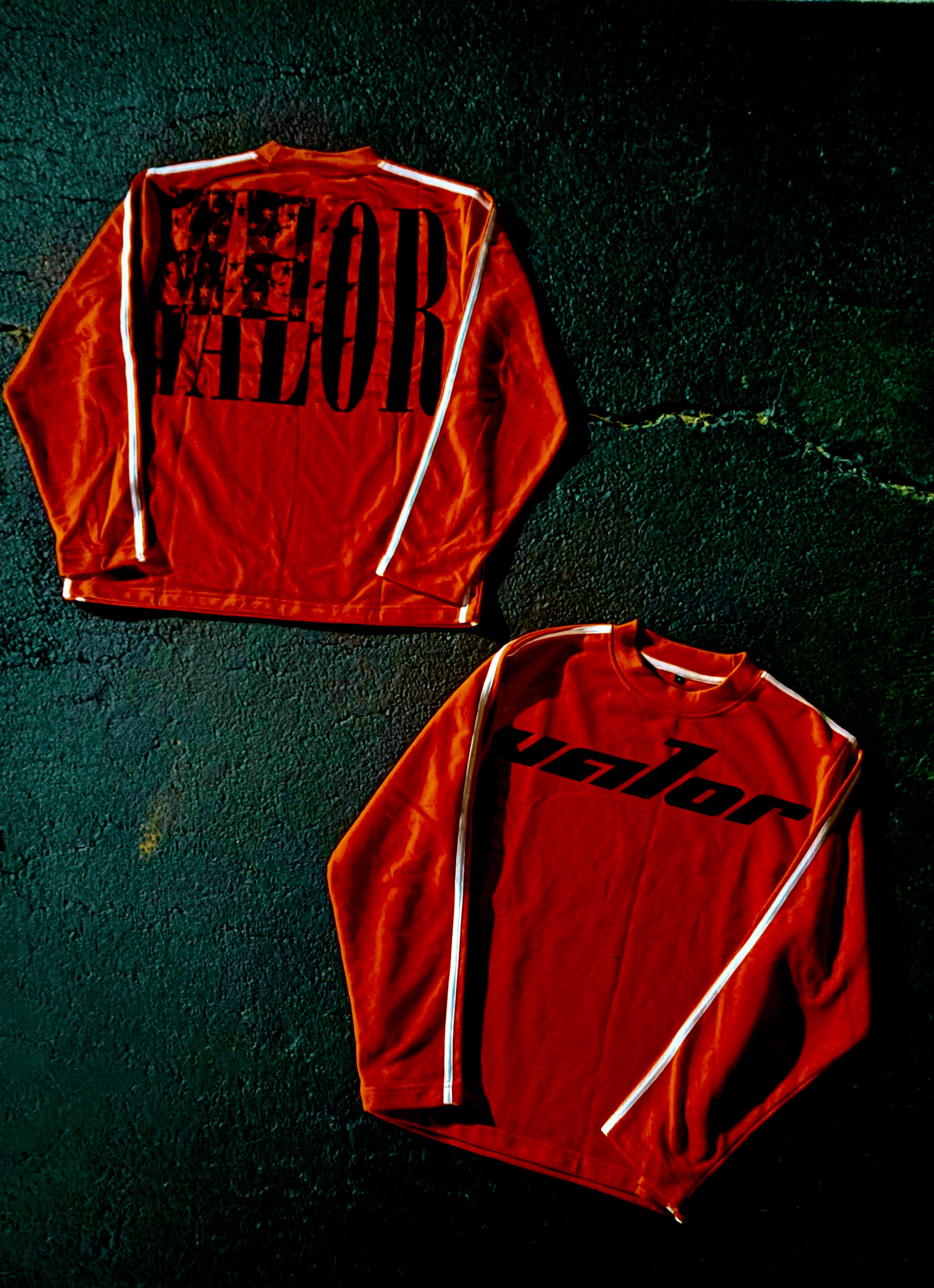 4V ASPHALT ORANGE GRAND PRIX TEE